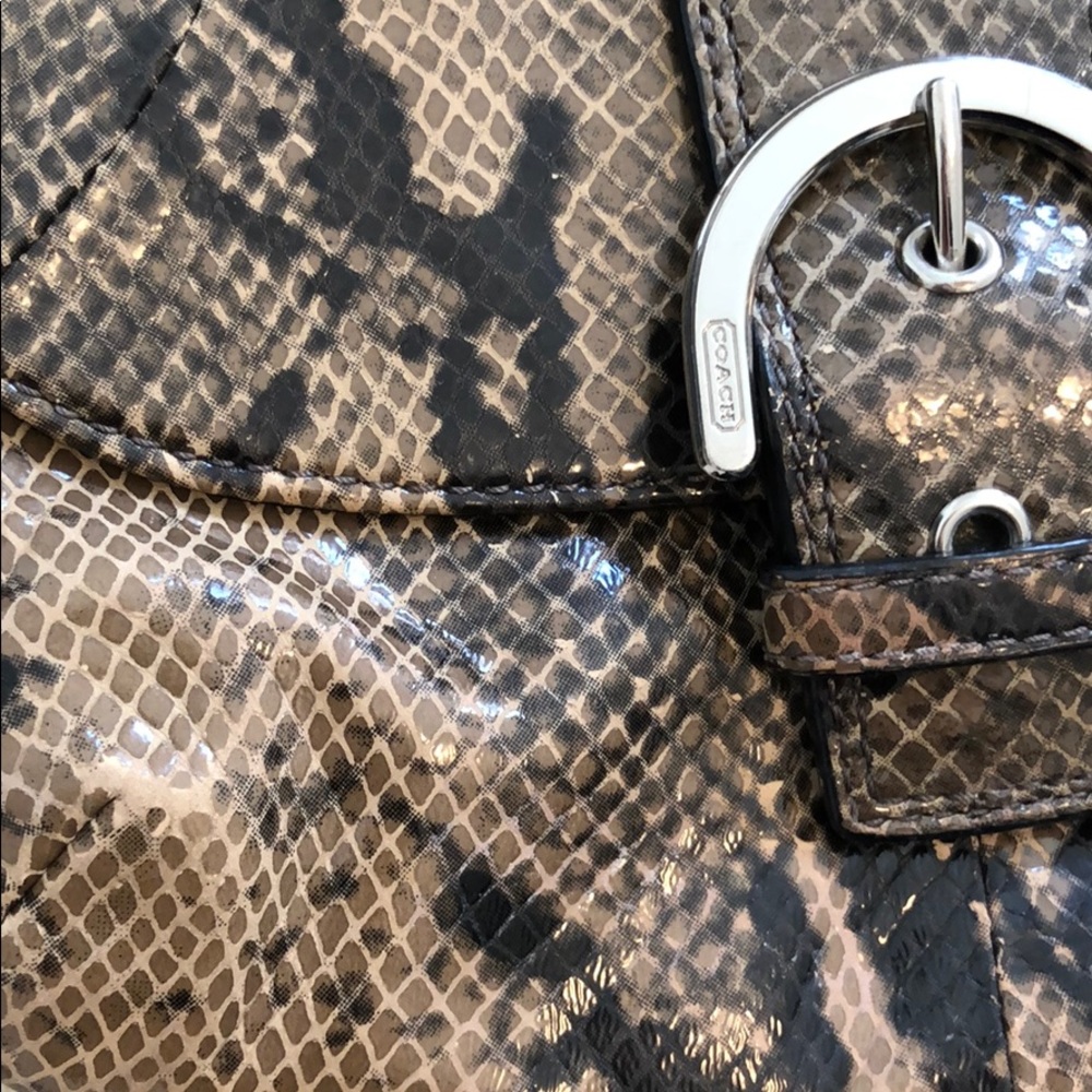 Coach Python Embossed Crossbody Bag - image 4